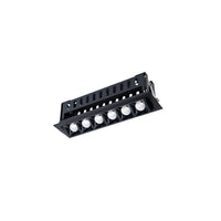 Multi Stealth Adjustable Trim 6 Cell Flood Beam 4000K 90CRI in Black/Black
