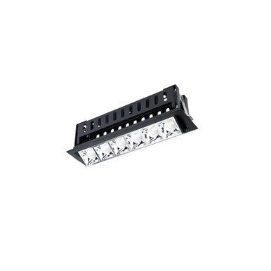 Multi Stealth Adjustable Trim 6 Cell Narrow Flood Beam 3500K 90CRI in Chrome/Black