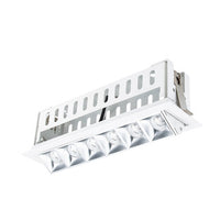 Multi Stealth Adjustable Trim 6 Cell Spot Beam 2700K 90CRI in Haze/White