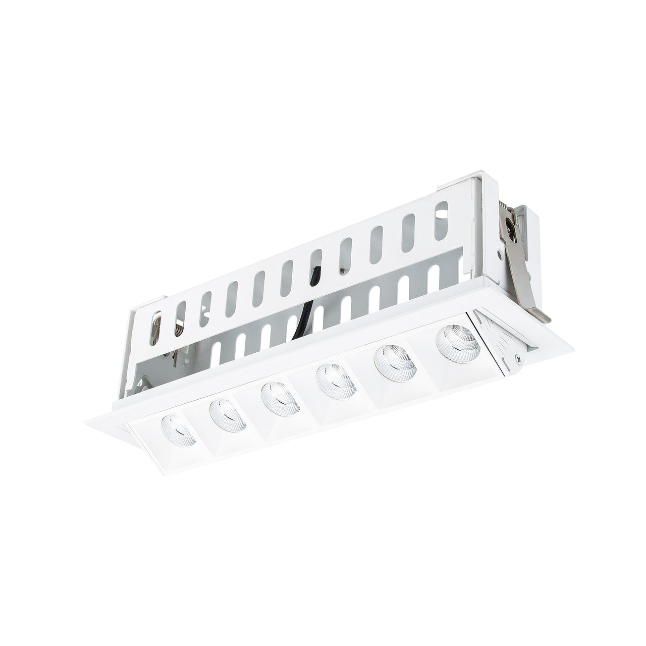 Multi Stealth Adjustable Trim 6 Cell Spot Beam 4000K 90CRI in White/White
