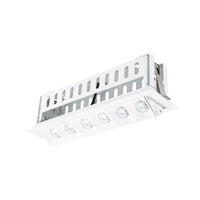 Multi Stealth Adjustable Trim 6 Cell Spot Beam 4000K 90CRI in White/White