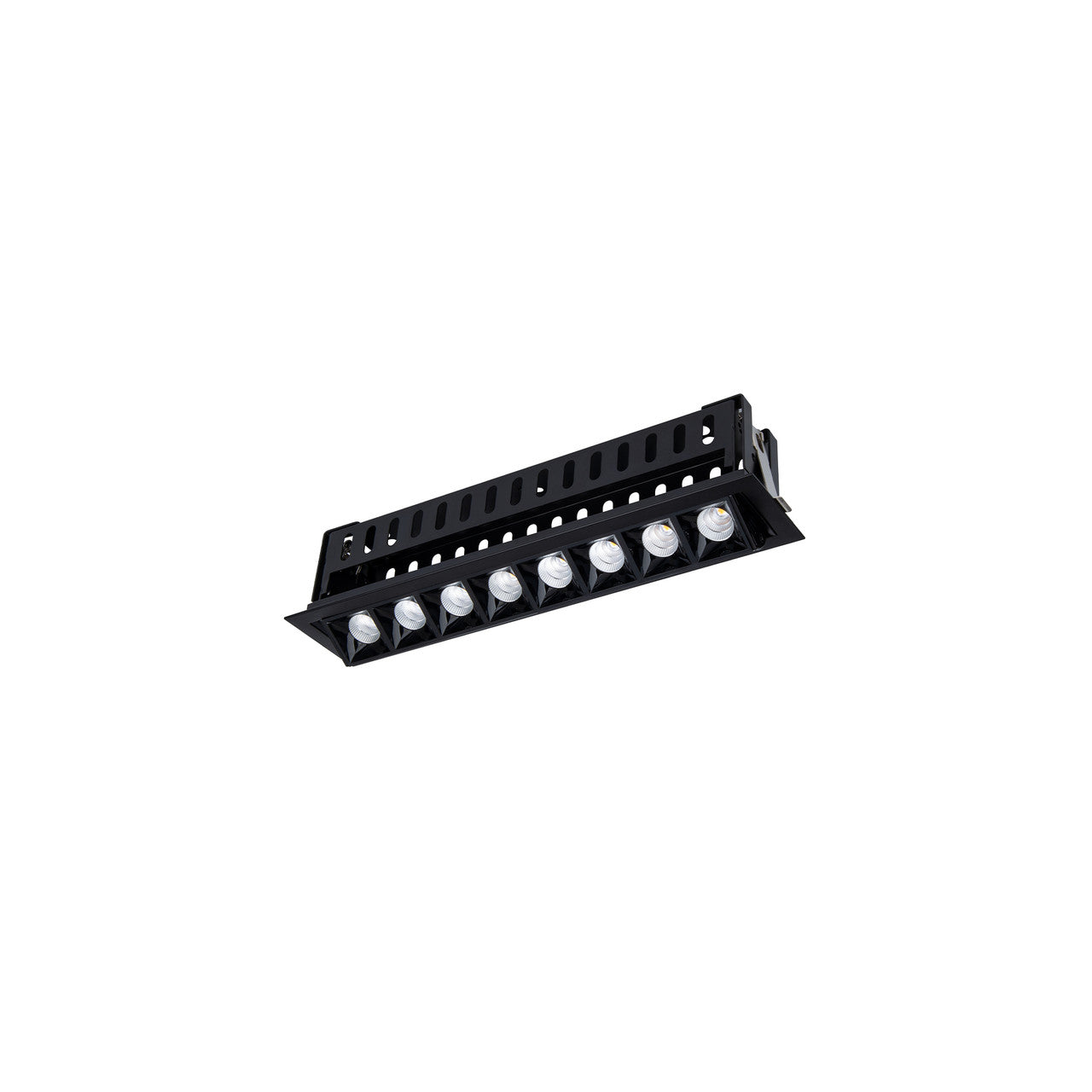 Multi Stealth Adjustable Trim 8 Cell Spot Beam 4000K 90CRI in Black/Black