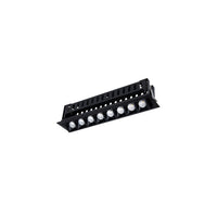 Multi Stealth Adjustable Trim 8 Cell Spot Beam 2700K 90CRI in Black/Black