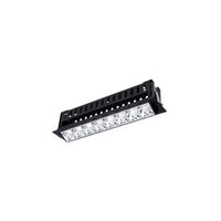 Multi Stealth Adjustable Trim 8 Cell Spot Beam 4000K 90CRI in Chrome/Black