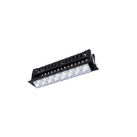 Multi Stealth Adjustable Trim 8 Cell Spot Beam 3500K 90CRI in Haze/Black