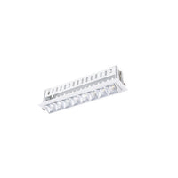 Multi Stealth Adjustable Trim 8 Cell Spot Beam 2700K 90CRI in Haze/White