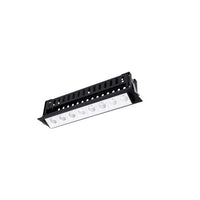 Multi Stealth Adjustable Trim 8 Cell Narrow Flood Beam 2700K 90CRI in White/Black