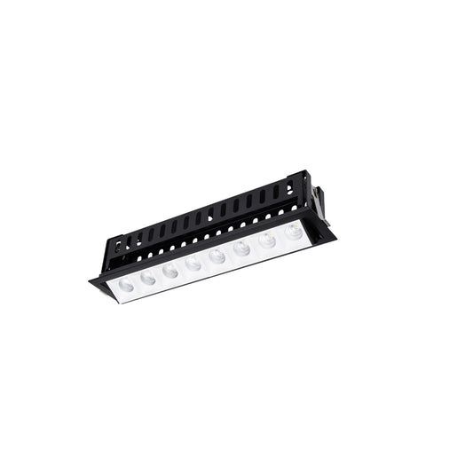Multi Stealth Adjustable Trim 8 Cell Narrow Flood Beam 4000K 90CRI in White/Black