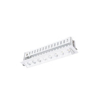 Multi Stealth Adjustable Trim 8 Cell Spot Beam 3500K 90CRI in White/White