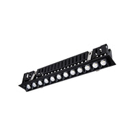 Multi Stealth Adjustable Trim 12 Cell Spot Beam 3000K 90CRI in Black/Black