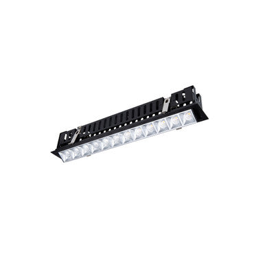 Multi Stealth Adjustable Trim 12 Cell Narrow Flood Beam 4000K 90CRI in Haze/Black