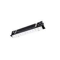 Multi Stealth Adjustable Trim 12 Cell Narrow Flood Beam 3000K 90CRI in White/Black