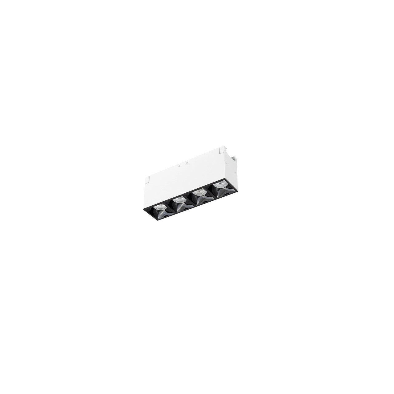Multi Stealth Downlight Trimless 4 Cell Spot Beam 2700K 90CRI in Black
