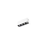 Multi Stealth Downlight Trimless 4 Cell Spot Beam 4000K 90CRI in Black