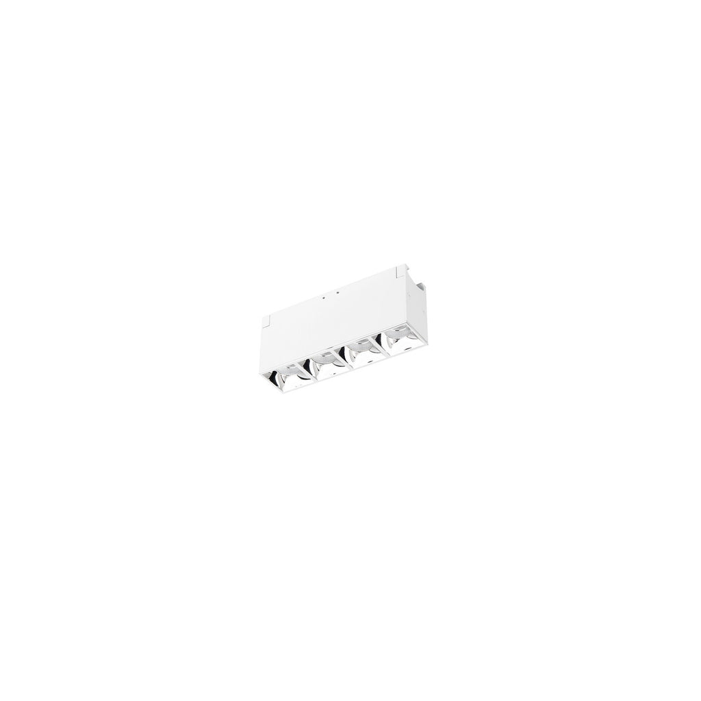 Multi Stealth Downlight Trimless 4 Cell Flood Beam 3500K 90CRI in Chrome