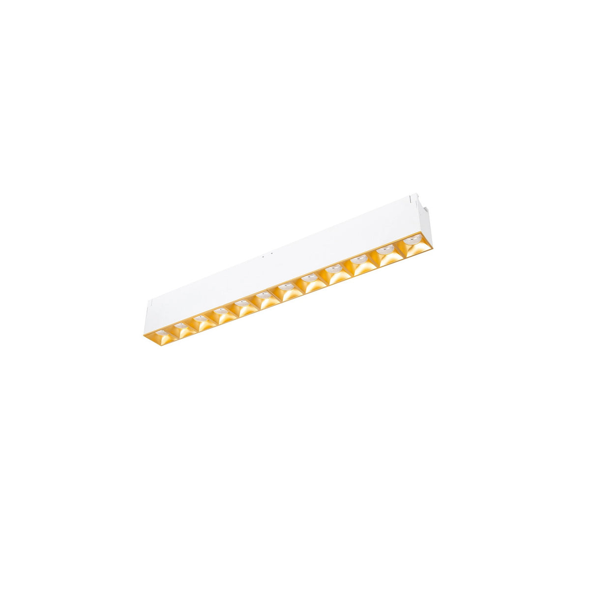 Multi Stealth Downlight Trimless 12 Cell Flood Beam 4000K 90CRI in Gold