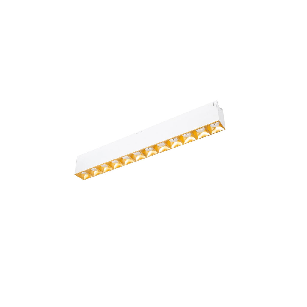Multi Stealth Downlight Trimless 12 Cell Flood Beam 2700K 90CRI in Gold