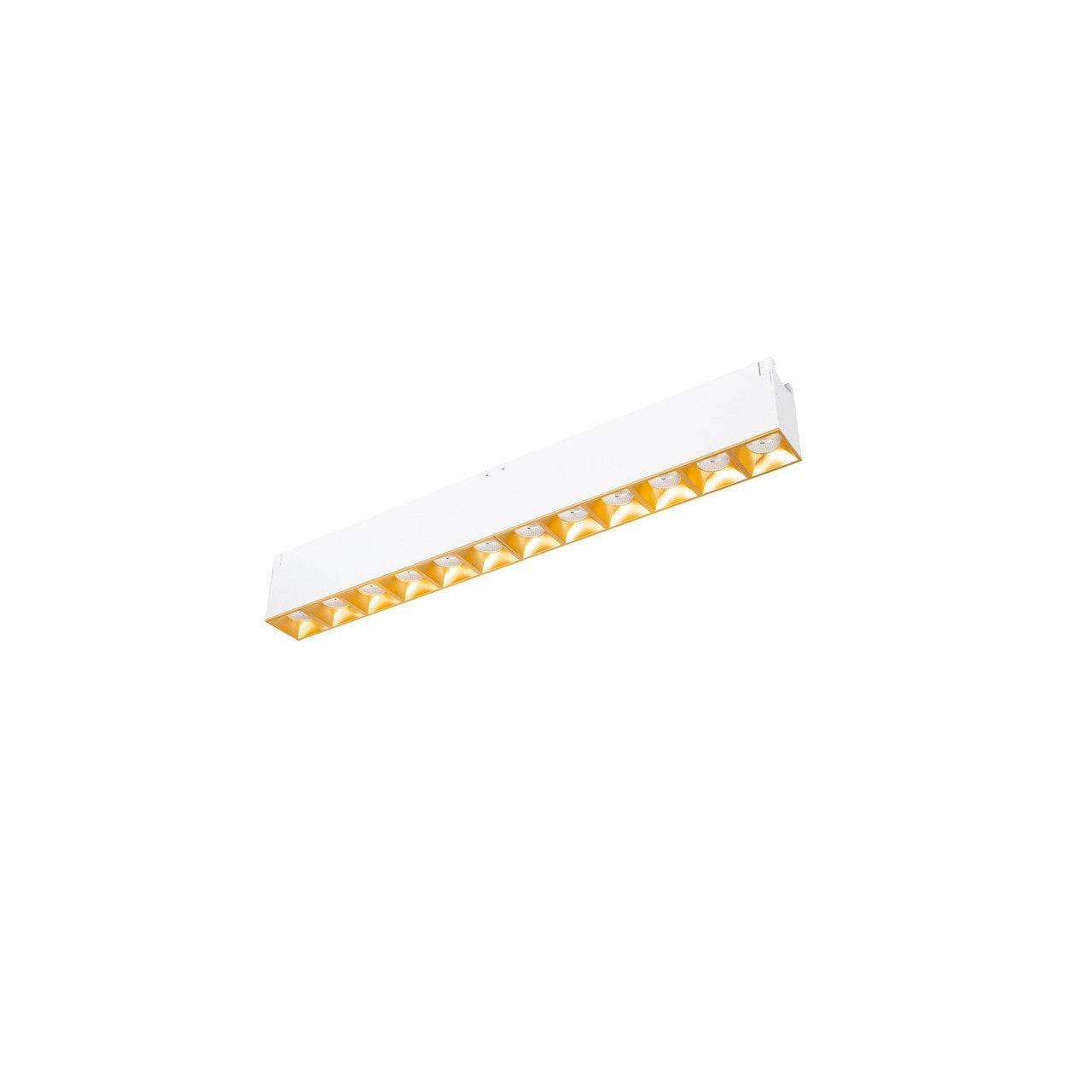 Multi Stealth Downlight Trimless 12 Cell Spot Beam 2700K 90CRI in Gold