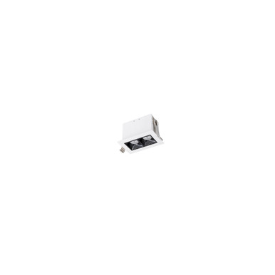 Multi Stealth Downlight Trim 2 Cell Narrow Flood Beam 4000K 90CRI in Black/White