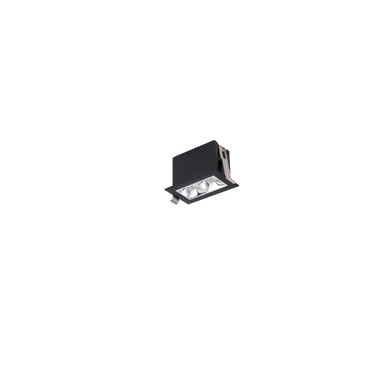 Multi Stealth Downlight Trim 2 Cell Flood Beam 3500K 90CRI in Chrome/Black