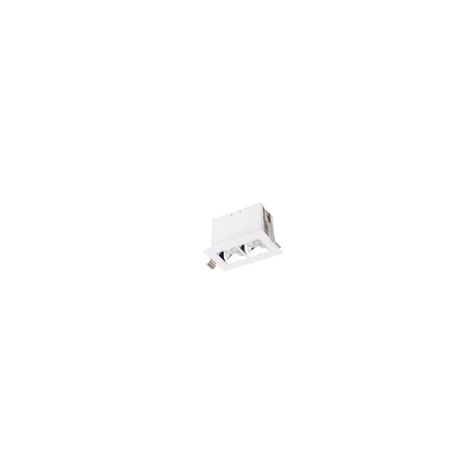 Multi Stealth Downlight Trim 2 Cell Spot Beam 3500K 90CRI in Chrome/White