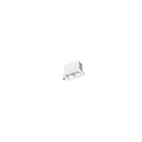 Multi Stealth Downlight Trim 2 Cell Narrow Flood Beam 3500K 90CRI in Haze/White