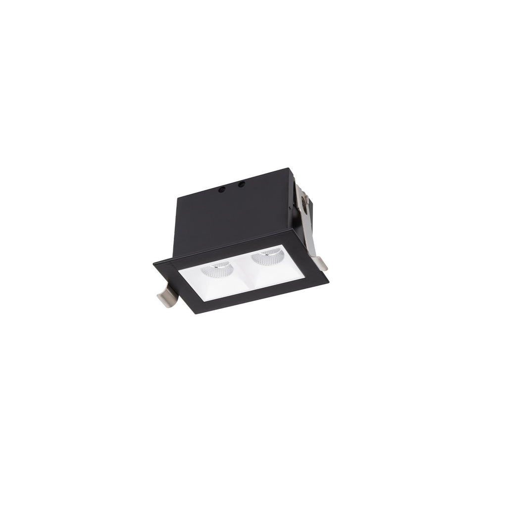 Multi Stealth Downlight Trim 2 Cell Flood Beam 2700K 90CRI in White/Black