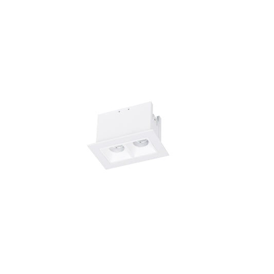 Multi Stealth Downlight Trim 2 Cell Flood Beam 2700K 90CRI in White/White