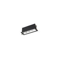Multi Stealth Downlight Trim 4 Cell Flood Beam 3500K 90CRI in Chrome/Black
