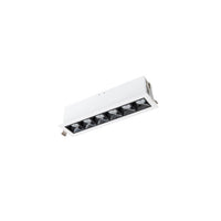 Multi Stealth Downlight Trim 6 Cell Spot Beam 4000K 90CRI in Black/White
