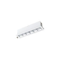 Multi Stealth Downlight Trim 6 Cell Spot Beam 3000K 90CRI in Haze/White