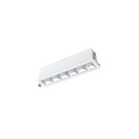 Multi Stealth Downlight Trim 6 Cell Narrow Flood Beam 3000K 90CRI in Haze/White