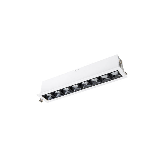 Multi Stealth Downlight Trim 8 Cell Narrow Flood Beam 4000K 90CRI in Black/White