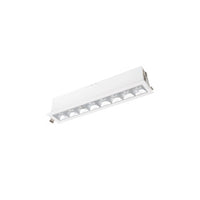 Multi Stealth Downlight Trim 8 Cell Spot Beam 3000K 90CRI in Haze/White