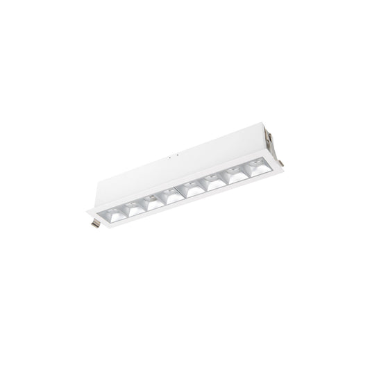 Multi Stealth Downlight Trim 8 Cell Spot Beam 2700K 90CRI in Haze/White