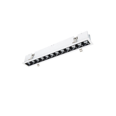Multi Stealth Downlight Trim 12 Cell Flood Beam 2700K 90CRI in Black/White