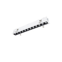 Multi Stealth Downlight Trim 12 Cell Flood Beam 3500K 90CRI in Black/White