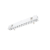 Multi Stealth Downlight Trim 12 Cell Spot Beam 3500K 90CRI in Chrome/White