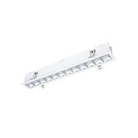 Multi Stealth Downlight Trim 12 Cell Narrow Flood Beam 3500K 90CRI in Haze/White