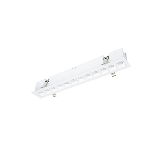 Multi Stealth Downlight Trim 12 Cell Narrow Flood Beam 4000K 90CRI in White/White