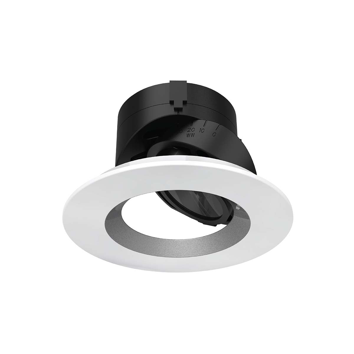 Aether 2in Adjustable Round Trim Flood CRI85 2700K Haze/White
