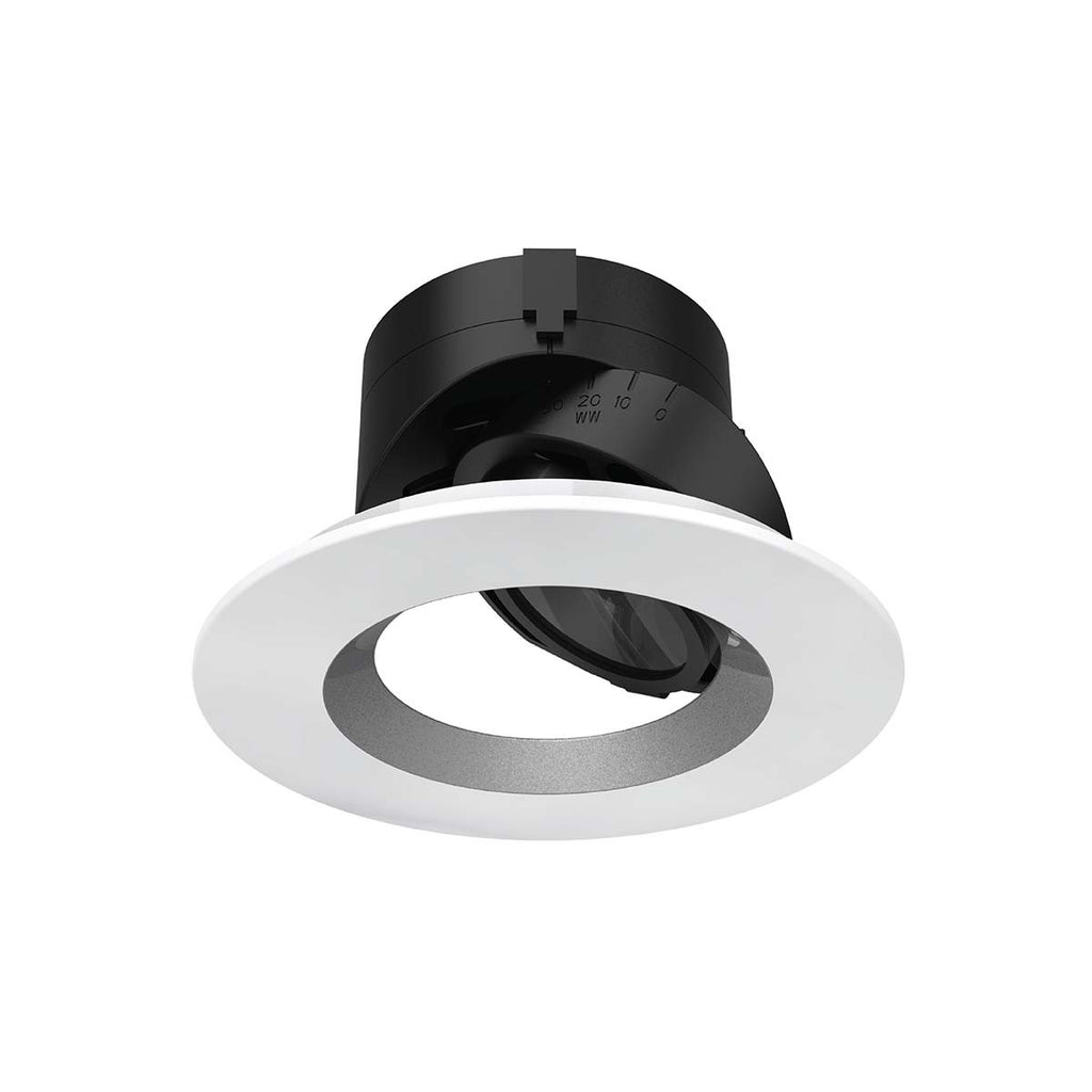 Aether 2in Adjustable Round Trim Flood CRI85 2700K Haze/White