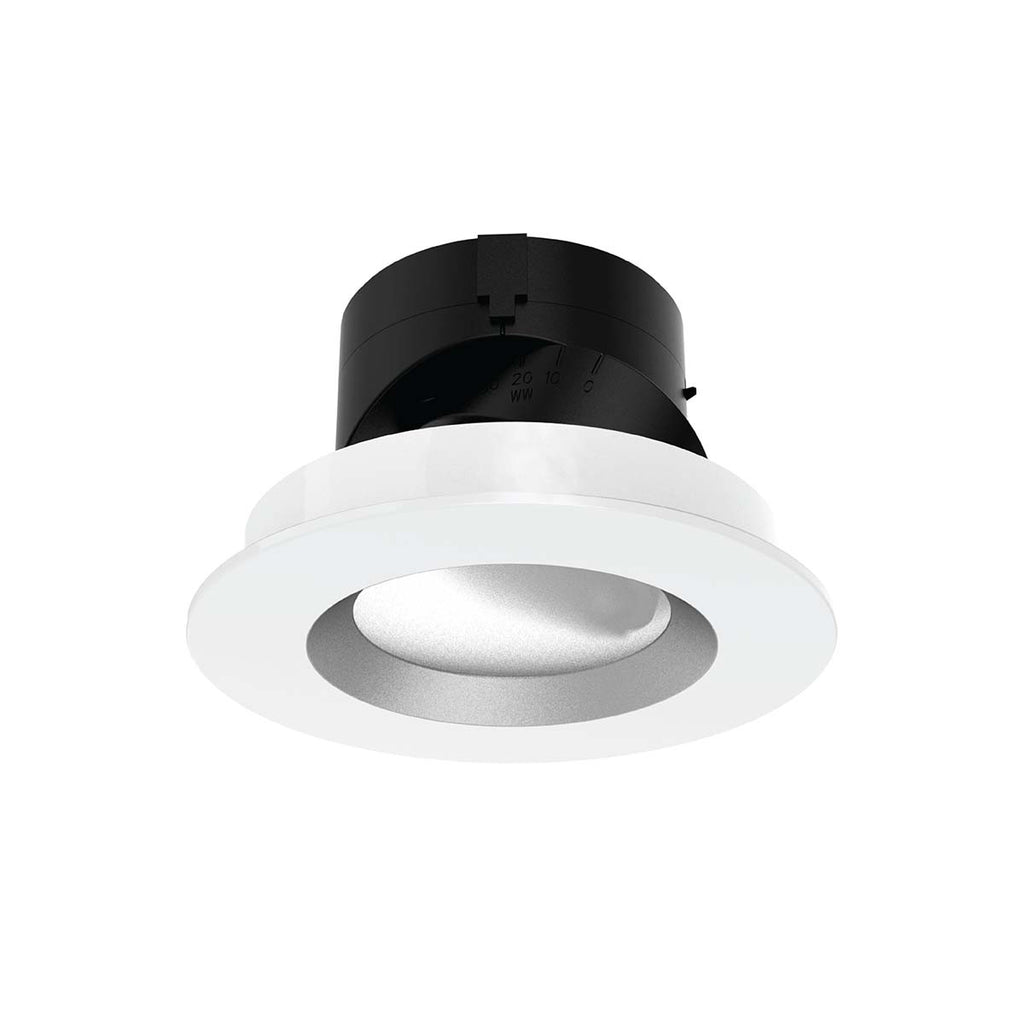 Aether 2in Adjustable Round Trim Flood CRI85 3000K Lensed Haze/White