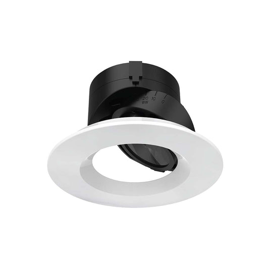 Aether 2in Adjustable Round Trim Spot CRI85 3000K White - R2ARAT-S830-WT