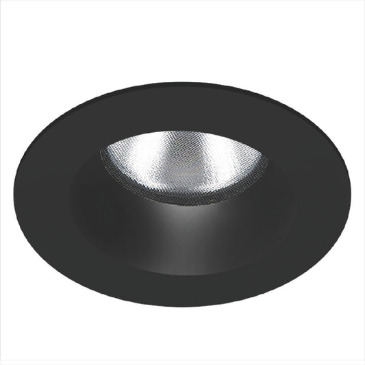 Aether 2in DownlightRound Trim Wide CRI85 3500K Black