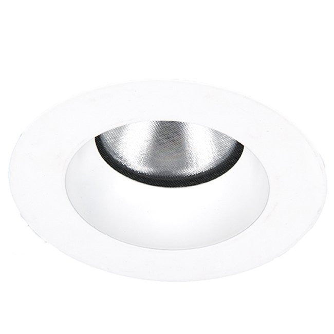 Aether 2in DownlightRound Trim Wide CRI85 3500K Brushed Nickel
