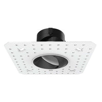 Aether 2in Wall WashRound Trimless Asym CRI85 4000K Black - R2ARWL-A840-BK