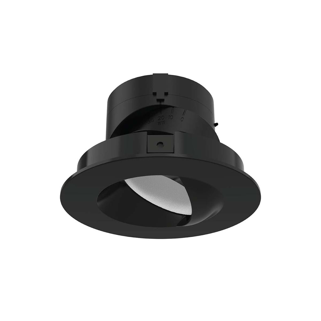 Aether 2in Wall WashRound Trim Asym CRI90 3000K Black