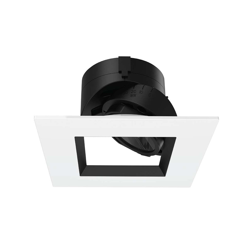Aether 2in Adjustable Square Trim Flood CRI85 3000K Black/White
