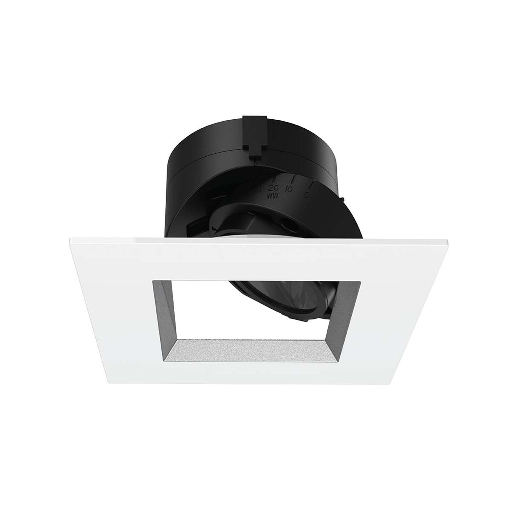 Aether 2in Adjustable Square Trim Narrow CRI85 4000K Haze/White